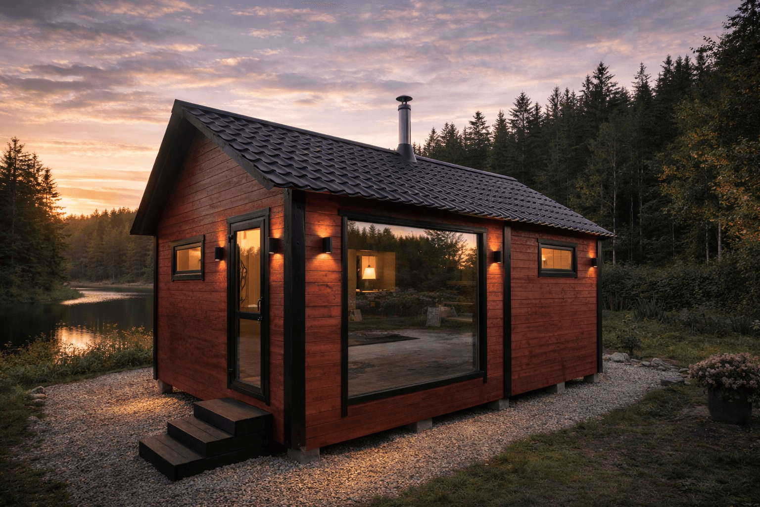 Баня классика 6x2,5 м