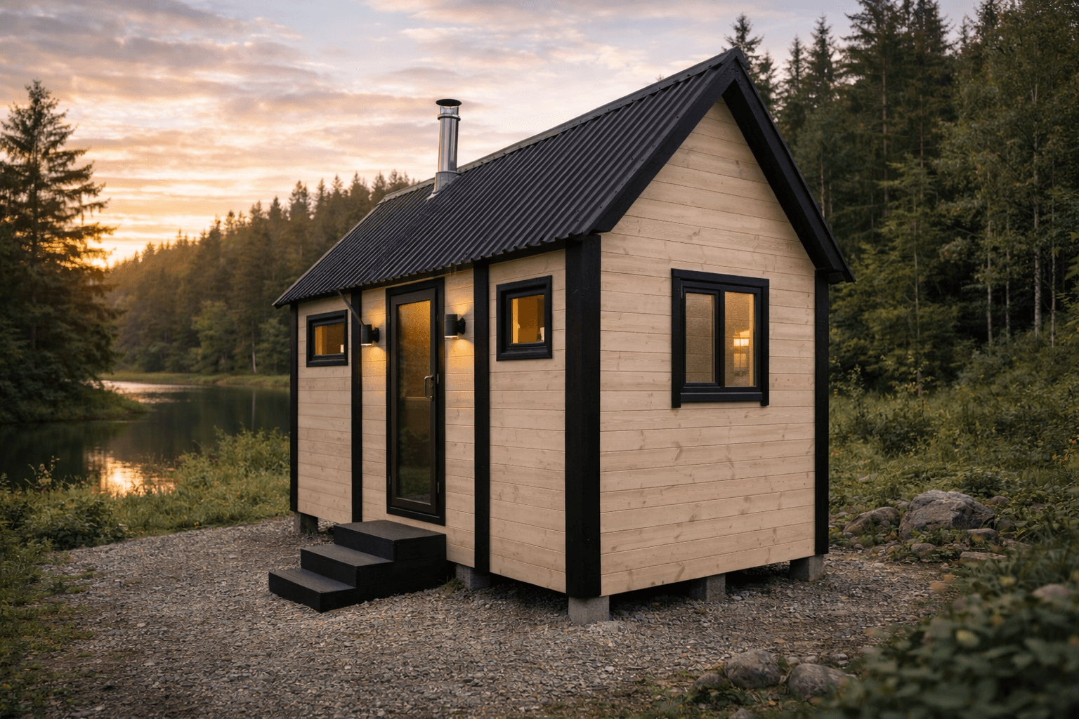 Баня брус 4х4 м