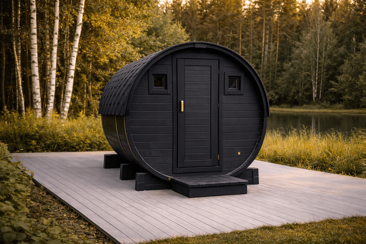 Баня-бочка 5 м