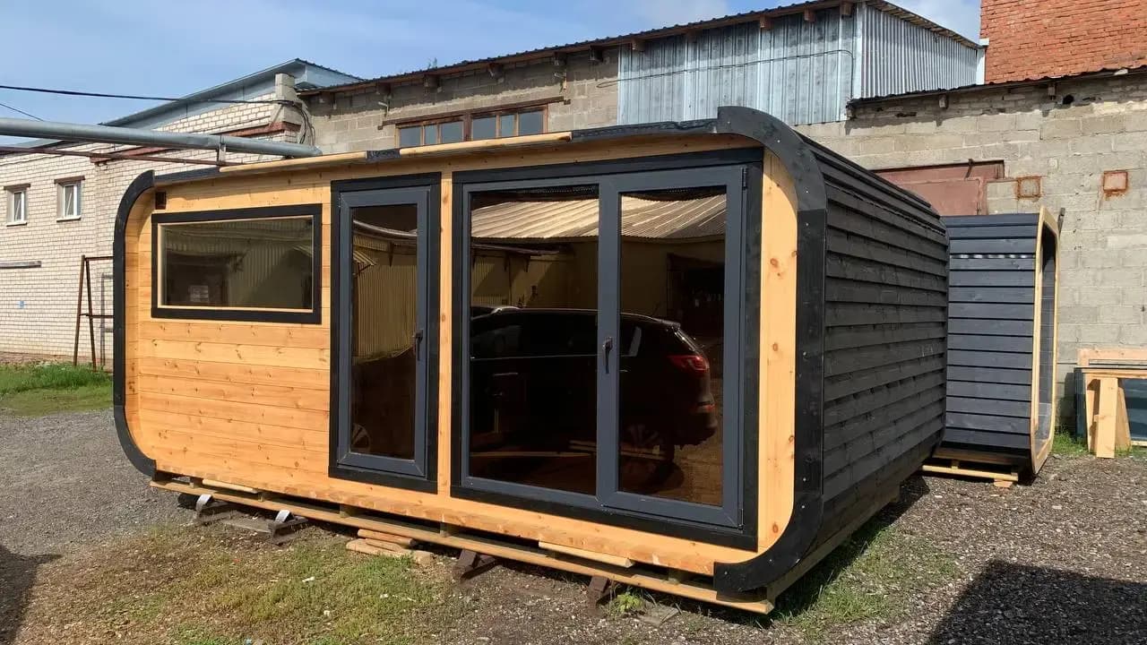 Баня Лофт 5x3 м2 секции