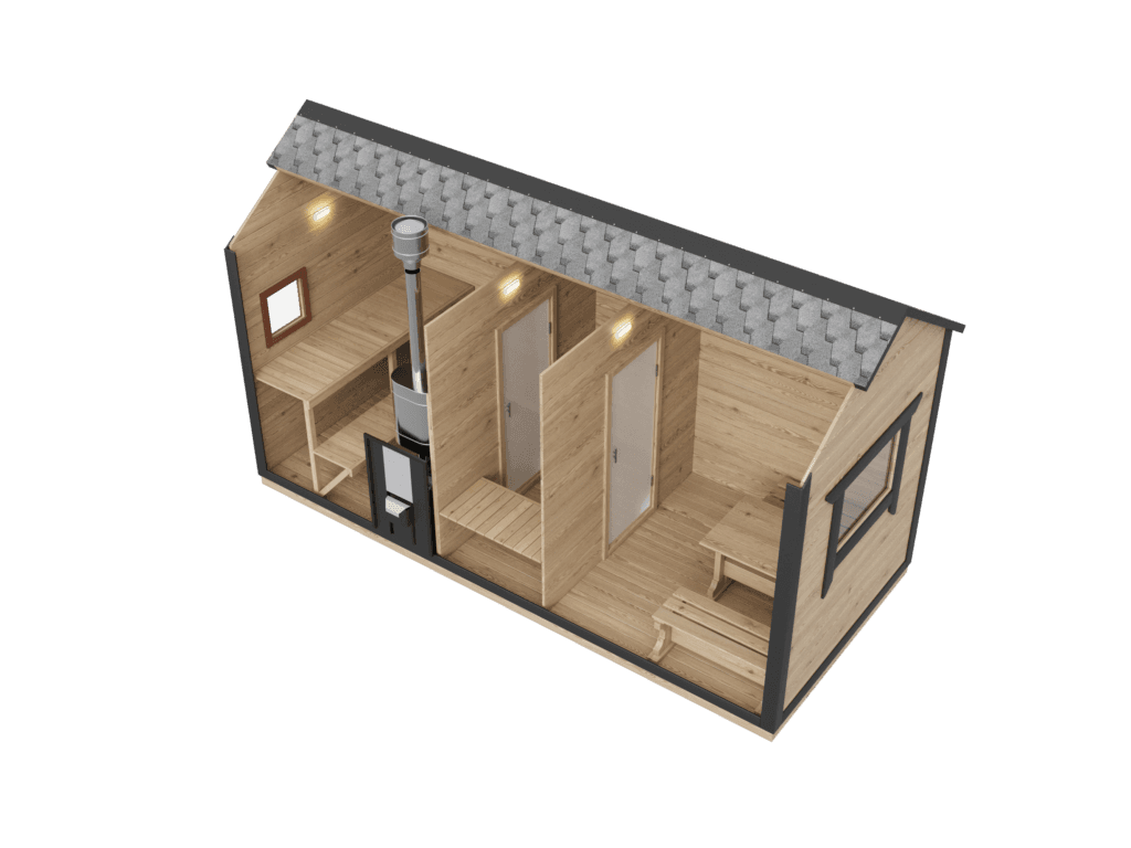 Баня минибрус 6x2 м