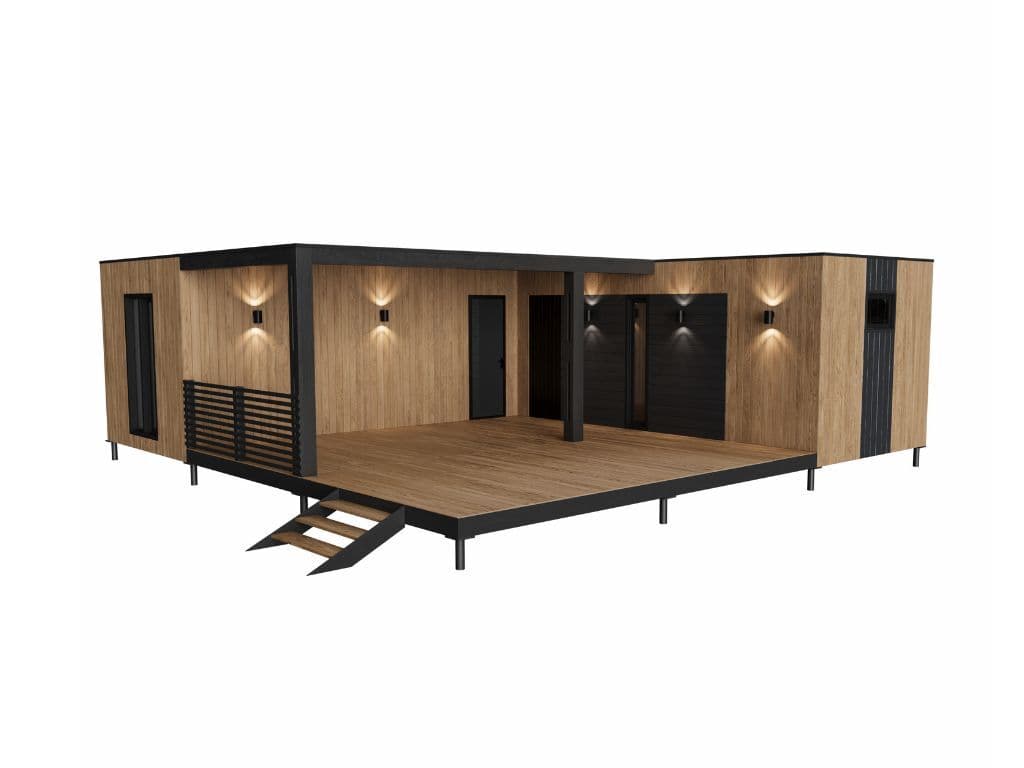 Модульная баня 4х4 м