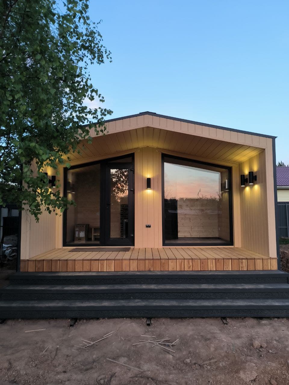 Баня барнхаус 10х5 м, 50м²